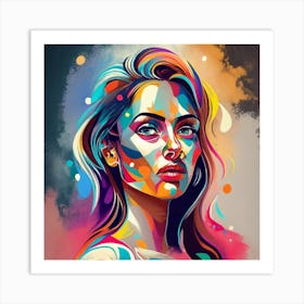 Portrait Of A Woman 3 Art Print