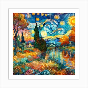 Starry Night 6 Art Print