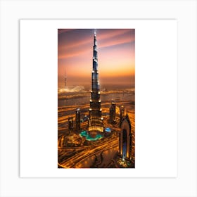 Burj Khalifa Art Print