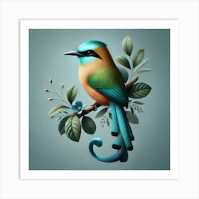 Bird On A Branch 6 Art Print