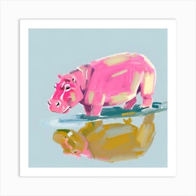 Hippopotamus 02 1 Art Print