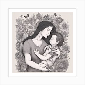 Mother And Child Art Print