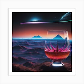 Alien Glass Art Print