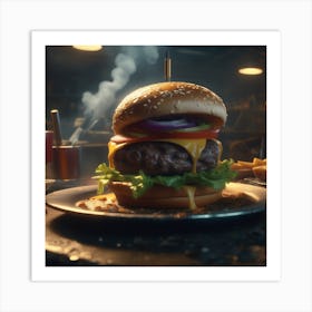 Burger 20 Art Print
