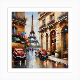 Paris Eiffel Tower 88 Art Print