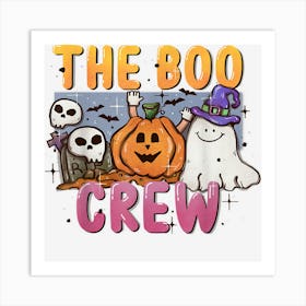 The Boo Crew Funny Ghost Family Matching Halloween Costume Art Print