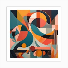 Abstract Harmony Painting 1 Art Print