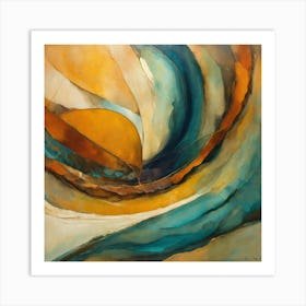 Abstract Swirl Art Print