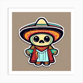 Mexican Skeleton 2 Art Print