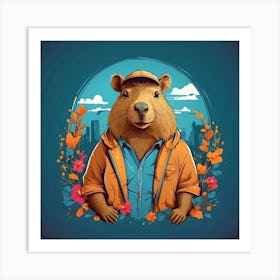 Capybara 4 Art Print