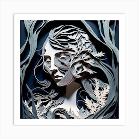 Paper Cut Art 1 Art Print