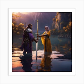 King And Queen 2 Art Print