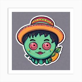 Mexican Zombie Art Print