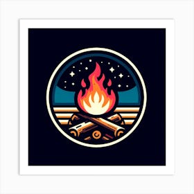 Campfire 1 Art Print