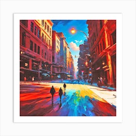 Sydney Cityscape Art Print