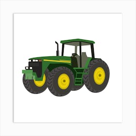 John Deere Tractor Art Print