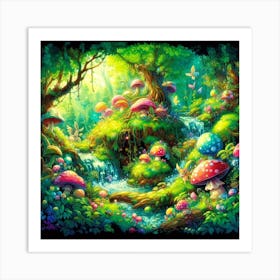 Fairy Forest 1 Art Print