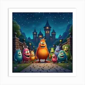 Monsters, Inc 3 Art Print