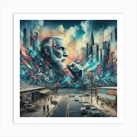 'The City' 3 Art Print