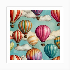 Hot Air Balloons 5 Art Print