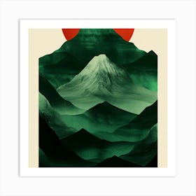 Mountain Range 1 Art Print