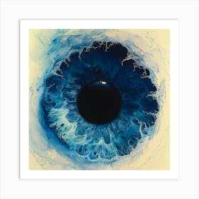 Blue Eye Art Print