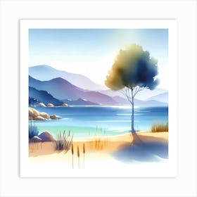 Landscape Painting 59 Art Print