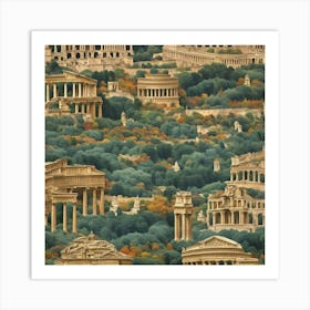 Las Damas Romans Art Print