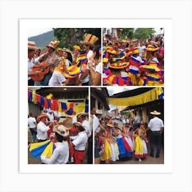 Ecuadorian Festival Art Print