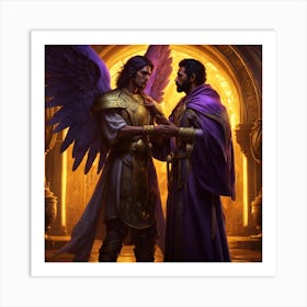 Angels And Demons Art Print