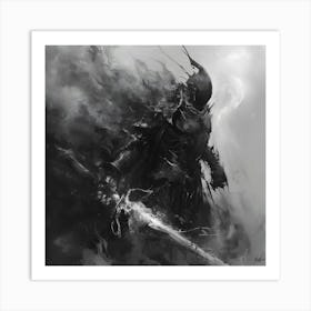 Dark Knight Art Print