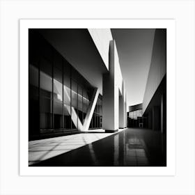 Black And White Architecture Art Print