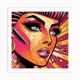 Pop Egyptian Nour Enchant Art Print