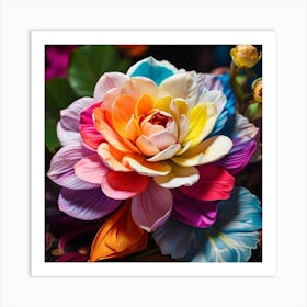 Colorful Flower 1 Art Print