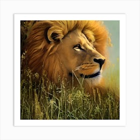 Beautiful Lion 2 Art Print