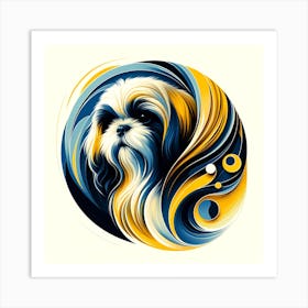 Shih Tzu 01 Art Print