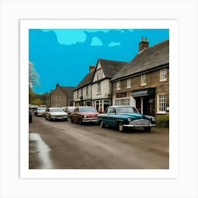 Street Scene - Street Scene Stock Videos & Royalty-Free Footage Art Print