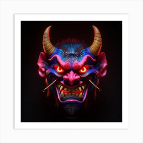 Demon Mask 1 Art Print