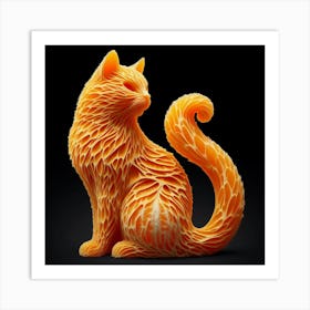 Orange Cat 3 Art Print