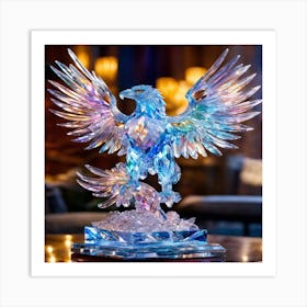 Crystal Eagle Art Print