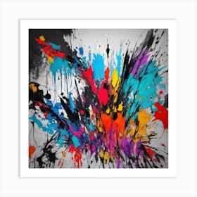 Abstract Expressionism 1 Art Print