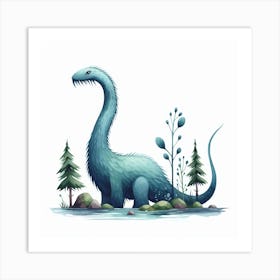 Loch ness monster 2 Art Print