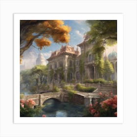 Castle In The Woods 8 Art Print