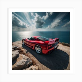 Ferrari F50 Art Print