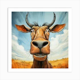 Funny Oxen Poster