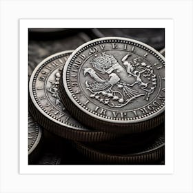 British Coins 1 Art Print