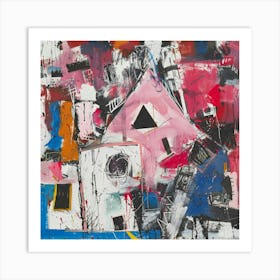 Pink House 15 Art Print