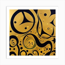 Celestial Abstract Art Print