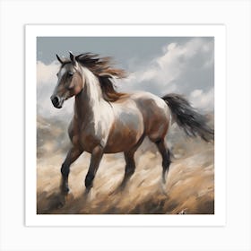 Horse Painting 2 Art Print