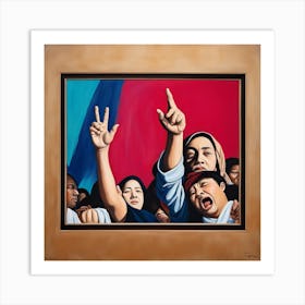 People's Freedom painting Art Print